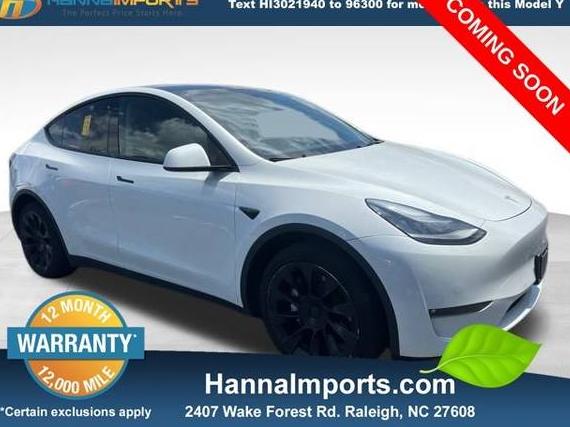TESLA MODEL Y 2022 7SAYGAEE8NF515428 image